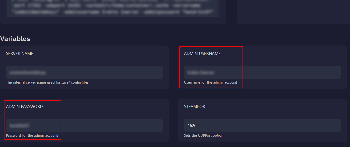 Admin Credentials