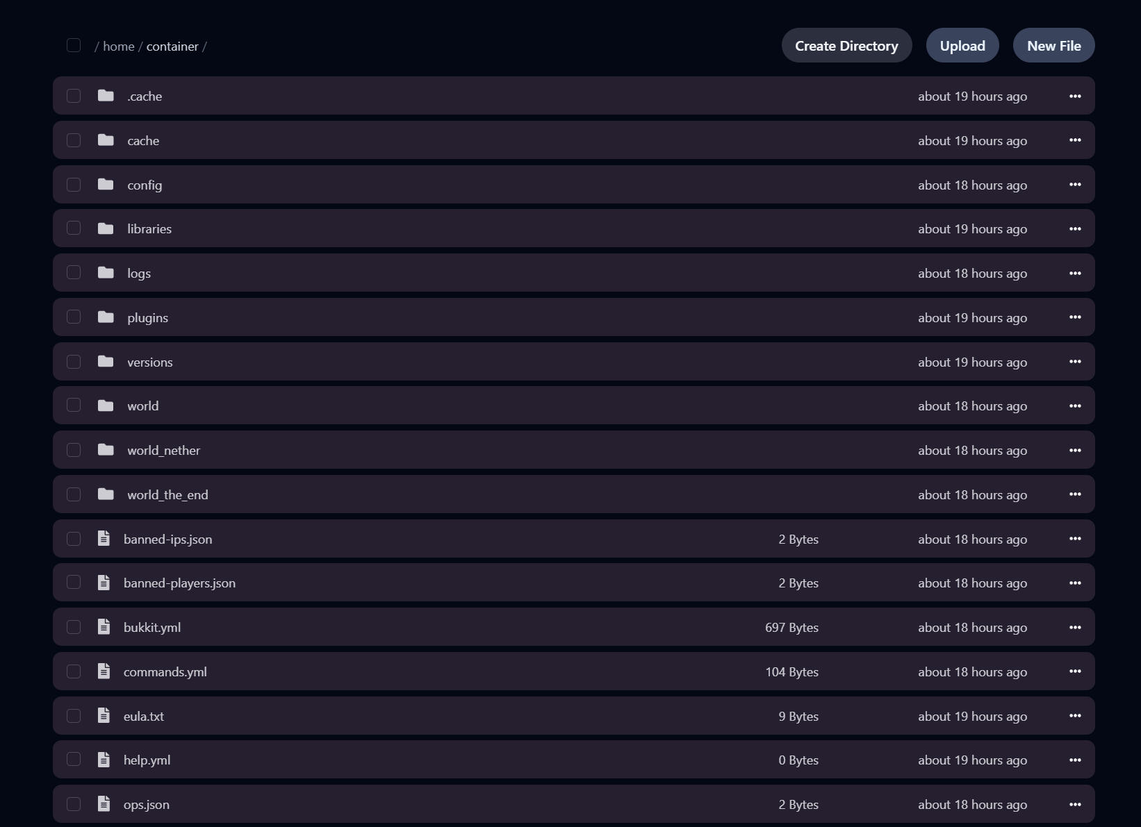File Manager overview