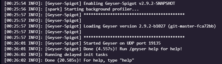Geyser actief en werkend