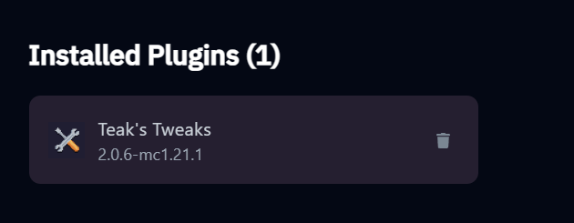 Plugin is geïnstalleerd